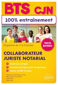 Collaborateur juriste notarial BTS CJN