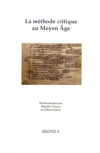La méthode critique au Moyen Age