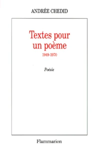 Textes pour un poème