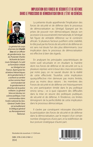 Implication des forces de sécurité et de défense dans le processus de démocratisation de l'Etat au Sénégal