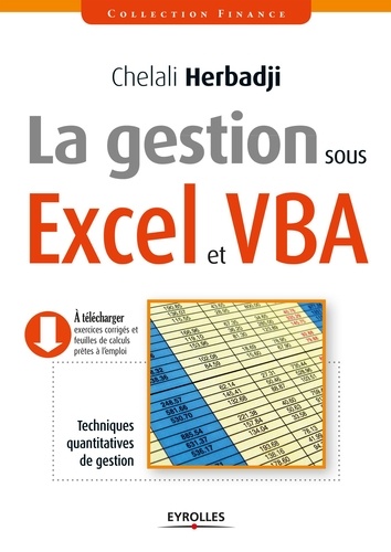 La gestion sous Excel et VBA. Techniques quantitatives de gestion