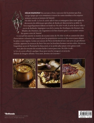 The Elder Scrolls, le livre de cuisine officiel. Recettes de Bordeciel, Morrowind, et de tout Tamriel