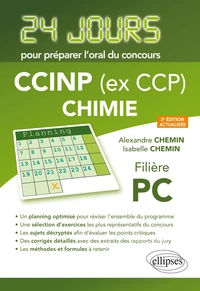 CCINP (ex CCP) Chimie Filière PC