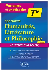 Humanités, littérature et philosophie Tle spécialité