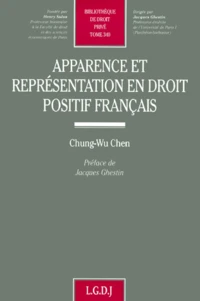 Apparence Et Representation En Droit Positif Francais