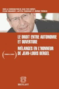 Le droit, entre autonomie et ouverture