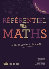 Référentiel de maths, de 12 à 16 ans