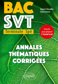Bac SVT Terminale Spé