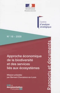 Approche économique de la biodiversité et des services liés aux écosystèmes