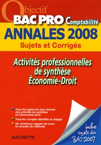Activités professionnelles de synthèse/Economie-Droit Bac Pro Comptabilité