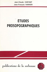 Etudes prosopographiques