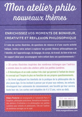 Mon atelier philo nouveaux thèmes. 30 concepts pour initier son enfant à la philosophie