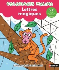 Coloriages malins - Lettres magiques