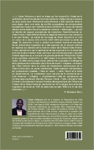 Migrations et mise en valeur de la Basse Côte d'Ivoire (1920-1960)