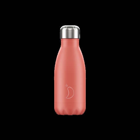 CHILLYS - GOURDE ISOTHERME 260ML PASTEL CORAL CHILLYS