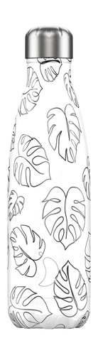 CHILLYS - Gourde isotherme 500ml Line Art Leaves Chillys