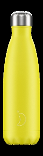 CHILLYS - GOURDE ISOTHERME 500ML NEON YELLOW CHILLYS