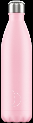 CHILLYS - GOURDE ISOTHERME 750ML PINK PASTEL CHILLYS