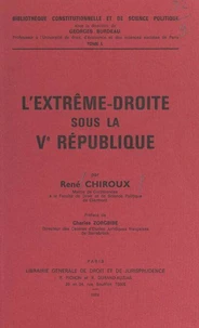 L'extrême-droite sous la Ve République