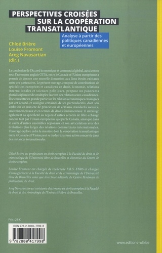 Perspectives coisées sur la coopération transatlantique. Analyse à partir des politiques canadiennes et européennes