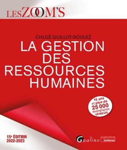 Chloé Guillot-Soulez - La gestion des ressources humaines.