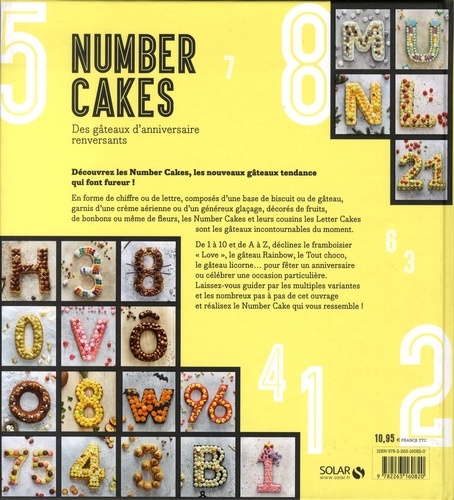 Number cakes. Des gâteaux d'anniversaire renversants