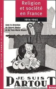 Religion Et Societe En France 1914-1945