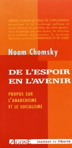 De l'espoir en l'avenir