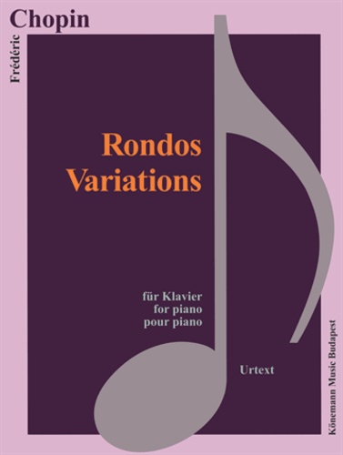  Chopin - Chopin - Rondos variations - pour piano - Partition.