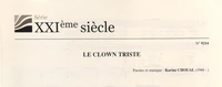Le clown triste
