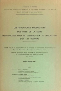 Les structures productives des Pays de la Loire