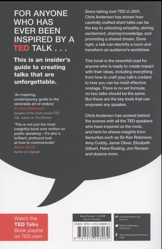 TED Talks. The Official TED Guide to Public Speaking