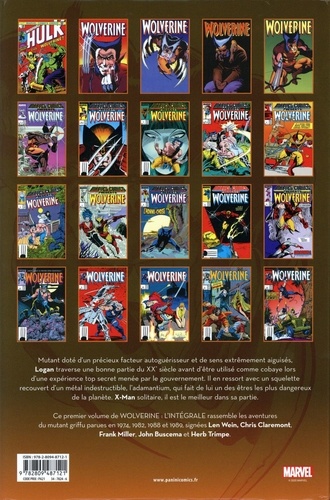 Wolverine : L'intégrale  1974-1989