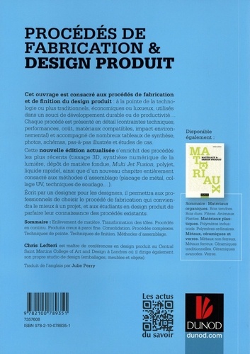 Procédés de fabrication & design produit 2e édition