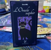 Chris Mel - L'Oracle saphir - Oracle divinatoire (Etui, livret illustré et 52 cartes).