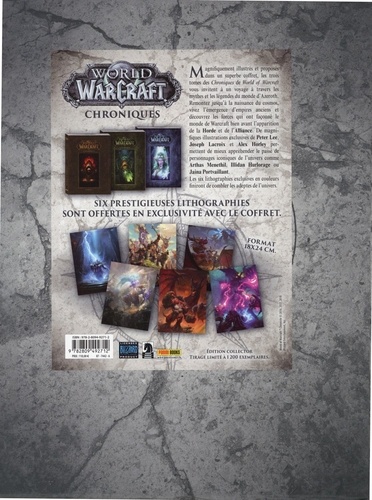 World of Warcraft Chroniques  Coffret en 3 volumes : Tomes 1 à 3. Avec 6 lithographies exclusives -  -  Edition collector