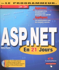 Chris Payne - ASP.Net en 21 jours. 1 Cédérom