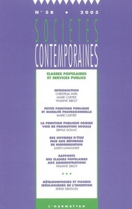 Christelle Avril et Marie Cartier - Sociétés contemporaines N° 58, 2005 : Classes populaires et services publics.