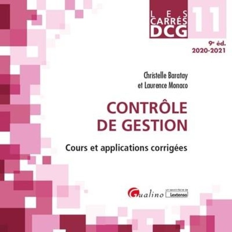 Contrôle de gestion DCG 11 9e édition