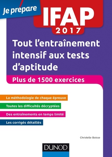 Christelle Boisse - IFAP - Tout l'entraînement intensif aux tests d'aptitude.