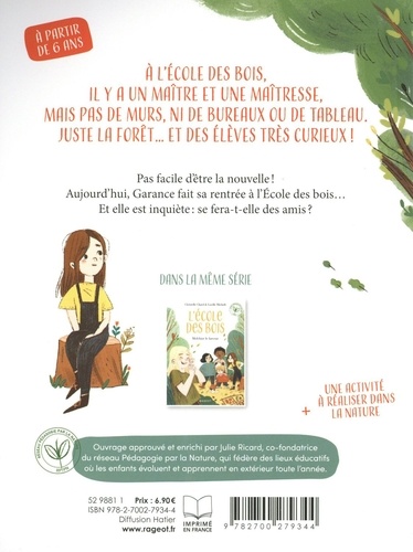 L'école des bois  Jour de rentrée pour Garance