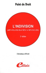 Lindivision : articles 815 à 815-18 et 1873-1 à 1873-18 C.CIV.pdf