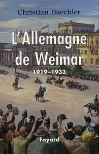 L'Allemagne de Weimar