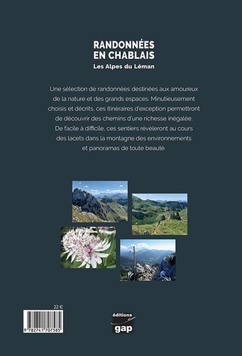 Randonnées en Chablais - Les Alpes du Léman. Une sélection d'itinéraires aux panoramas exceptionnels