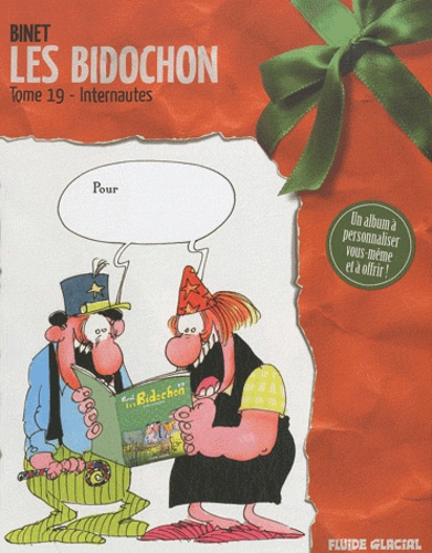 Les Bidochon Tome 19 Internautes. Jaquette Noël