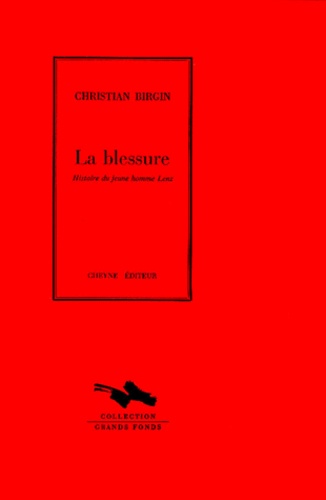 Christian Birgin - La blessure - Histoire du jeune homme Lenz.