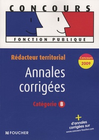 Christian Carcagno et Catherine Goupille - Rédacteur territorial - Annales corrigées.