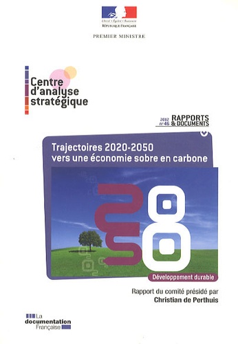 Christian de Perthuis - Trajectoires 2020-2050 vers une économie sobre en carbone.