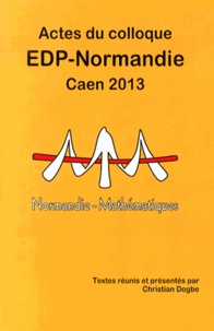 Christian Dogbe - Actes du colloque "EDP-Normandie" Caen 2013.