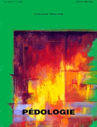 Cahiers Orstom Pedologie Volume Xxvii N°1 1992 : Matiere Organique Et Activites Biologiques Dans Les Sols Tropicaux